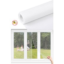 Empressco Büyük Boy Sineklik Çıkarılabilir Beyaz Pencere Balkon Sinekliği