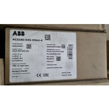 Abb ACS180-04S-09A4-4 Frekans Invertörü 4kw 9.4A 380-480V 3 Faz Motor Sürücü