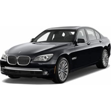 Gian Fabio Falleri Lacasa Bmw 7 F01-EXTRIM (2009-2015)UYUMLU Renkli Kenar-Silikon Topukluklu Velur Halı Paspas