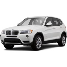 Gian Fabio Falleri Lacasa BMW-X3-E83-EXTRIM(2004-2010)UYUMLU Renkli Kenar-Silikon Topukluklu Velur Halı Paspas
