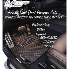 Gian Fabio Falleri Lacasa MERCEDES-CLA-C117-EXTRIM(2013-18)UYUMLU Kapitoneli-Suni Deri-Silikon Topukluklu Premium Deri Paspas