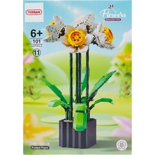 Toysan Flowers Nergis Çiçeği Yapı Blok Seti 838 Parça 10111