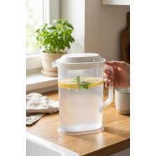 Emofom Ölçekli Sürahi 2000 ml Ölçülü Plastik Sürahi