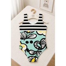 My Kids Wear Kız Çocuk Tatil Yıldızı Tek Parça Mayo 12817
