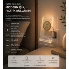 Socketline Lumos Serisi Yatak Başı Aydınlarma ve Temassız Şarj Sistemi - 03