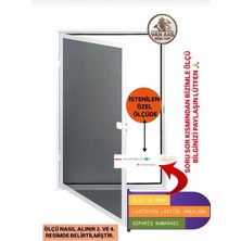 Empressco Çift Kanat Meşe Sineklik, Menteşeli Pencere, Beyaz, 130X70 ve 135X70