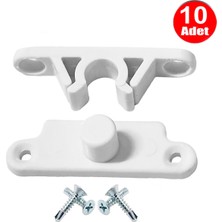 Empressco Beyaz Pvc Çıt Çıt Sineklik Seti, 5cm, 10'lu, Dayanıklı ve Pratik Kullanım