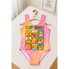 My Kids Wear Kız Çocuk Tatil Yıldızı Tek Parça Mayo 12819