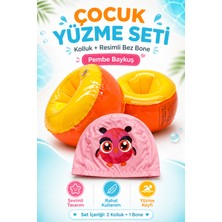 Empressco Viyol Marketim Çocuk Havuz Deniz Yüzme Seti – Başlangıç Seviye Kolluk + Premium Likralı Lüx Kumaş Bez Bone 3-6 Yaş 18-30 kg - Fiyatı, Yorumları
