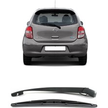 CME PARTS Nissan Micra K13 2010-2016 Uyumlu Arka Cam Silecek Kolu ve Süpürgesi Takım 287801HA4A
