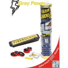 Empressco Şeffaf ve Dayanıklı Gri Power Pencere Sineklik 80X150 Cm, Kolay Montaj