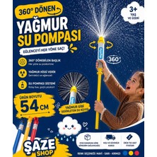 Empressco Renkli 54 cm Dönen Yağmur Su Pompası Çocuk Bahçe Eğlence Oyuncağı
