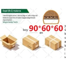 Jokey Ambalaj 90X60X60 (K.t.S.t.K) 140.GRAMAJLI Çift Oluklu 108.DESI Mega Boy E-Ticaret ve Taşınma Kolisi (5ADET)