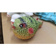 BNG STR Plastik Oyuncak Büyük Boy Balık Balon Balığı Pufferfish 15 cm