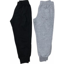 Nacar Store Unisex Çocuk Bordo Lacivert Eşofman Altı  2\"lipaket