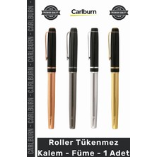 Carlburn #roller Lüks Metal Tasarım Ergonomik Yazım Deneyimi Kaliteli Ofis Roller Tükenmez Kalem Füme