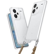 Mossem Xiaomi Redmi Note 13 Pro Plus Kılıf Penta Silikon Kılıf - Şeffaf