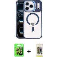 Marsilyan™- iPhone 17 Pro Kılıf Yadigar Asil Koleksiyonu - Siyah Joko Magic 5d Hayalet Cam + Raze Metal Kamera Lens - Tu