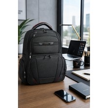 Ççs 51814 Profesyonel Laptop Sırt Çantası Çok Gözlü Organizer Bölmeli Iş Çantası