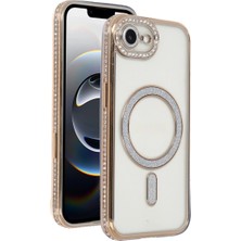 Apple Iphone 16E Joke Simli Magneticsafe Kılıf - Gold
