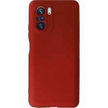 Xiaomi Poco F3 Kılıf First Silikon - Kırmızı