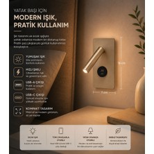 Socketline Lumos Serisi Yatak Başı Aydınlarma ve Şarj Sistemi - 01