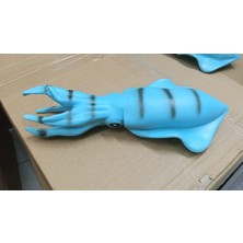 BNG STR Plastik Oyuncak Büyük Boy Turkuaz Kalamar Squid 20 cm