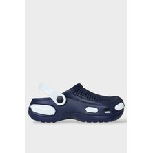 Liger Unisex Comfort Medikal Hemşire Sabo Terlik Lacivert - Beyaz