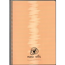 Gıpta Macro Notes Spiralli Pp. Kapak A4 80YP. Çizgili Defter 7992 - Tekli