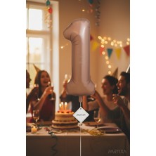 Partixa 32 Inç Rakam Folyo Balon Doğum Günü Kutlama Organizasyon