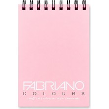 Fabriano Colours Yazı Defteri A6 100 Sayfa Sipiralli - Rosa