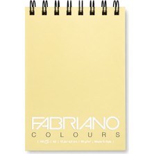 Fabriano Colours Yazı Defteri A6 100 Sayfa Sipiralli - Banana