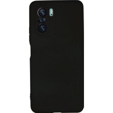 Mossem Xiaomi Poco F3 Kılıf Nano Içi Kadife Silikon - Siyah
