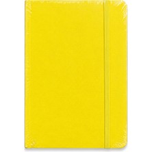 Fabriano Quaderno Notebook A6 80 Yaprak Noktalı Elastik Bantlı, Jel - Limone