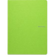 Fabriano Ouaderno 'punto Metallico' A4 38+2 Yaprak Kareli Ciltli - Lime