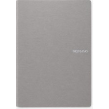 Fabriano Ouaderno 'punto Metallico' A4 38+2 Yaprak Astarlı Ciltli - Pietra