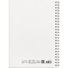 Fabriano Quaderno 'bio Spiralato' A5 70 Yaprak Kareli Spiralli - Blu