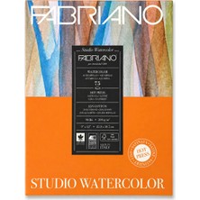 Fabriano Studio Sulu Boya Bloğu 75 Yaprak, Saten Yüzeyli Tek Taraflı Yapışmış 22.9X30.5