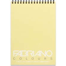 Fabriano Colours Yazı Defteri A4 100 Sayfa Sipiralli - Banana