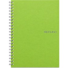 Fabriano Quaderno 'bio Spiralato' A4 70 Astarlı Spiralli, Microperf. - Lime
