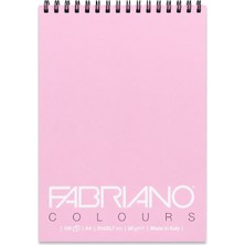 Fabriano Colours Yazı Defteri A4 100 Sayfa Sipiralli - Rosa