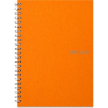 Fabriano Quaderno 'bio Spiralato' A5 70 Yaprak Astarlı Spiralli - Arancio