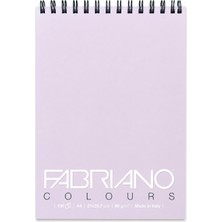 Fabriano Colours Yazı Defteri A4 100 Sayfa Sipiralli - Lavanda