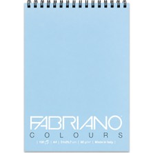 Fabriano Colours Yazı Defteri A4 100 Sayfa Sipiralli - Celeste