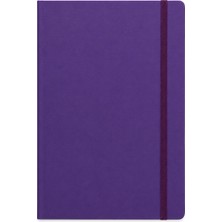Fabriano Quaderno Notebook A5 80 Yaprak Noktalı Elastik Bantlı, Jel - Vino