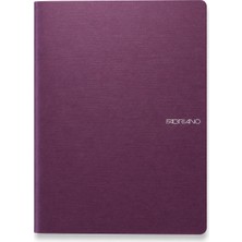 Fabriano Ouaderno 'punto Metallico' A4 38+2 Yaprak Kareli Ciltli - Vino