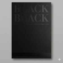 Fabriano Siyah Defter Blok Yapıştırma 20 Siyah Yaprak