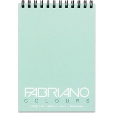 Fabriano Colours Yazı Defteri A5 100 Sayfa Sipiralli - Aquamarine