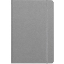 Fabriano Quaderno Notebook A5 80 Yaprak Çizgisiz Elastik Bantlı, Jel - Pietra