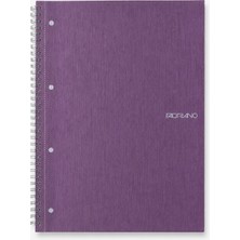 Fabriano Quaderno 'bio Spiralato' A4 70 Astarlı Spiralli, Microperf. - Vino